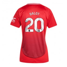 Dámské fotbalový oblečení Manchester United Diogo Dalot #20 Domácí košile 2024-25 Krátkým Rukávem